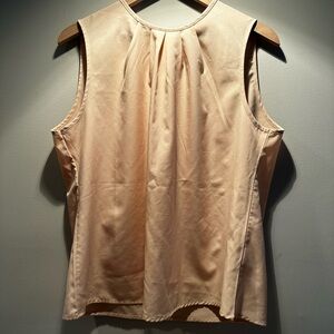 SHEIN Soft Peach Sleeveless Blouse
